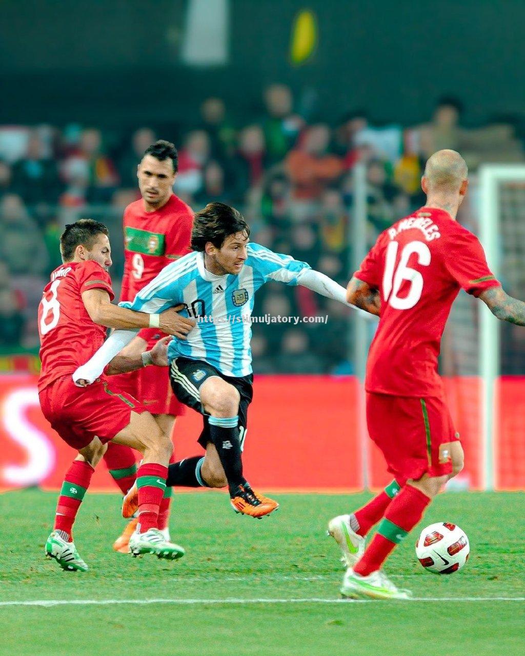 星空体育-葡萄牙国家队击败对手,梅罗破门入球